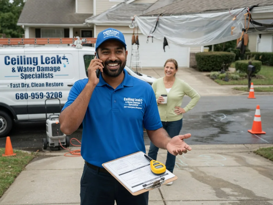 Ceiling Leak Cleanup Denton, GA FAQs